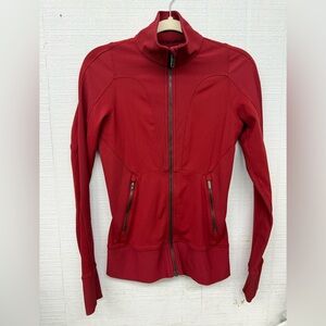 lululemon athletica Red Full-Zip Jacket